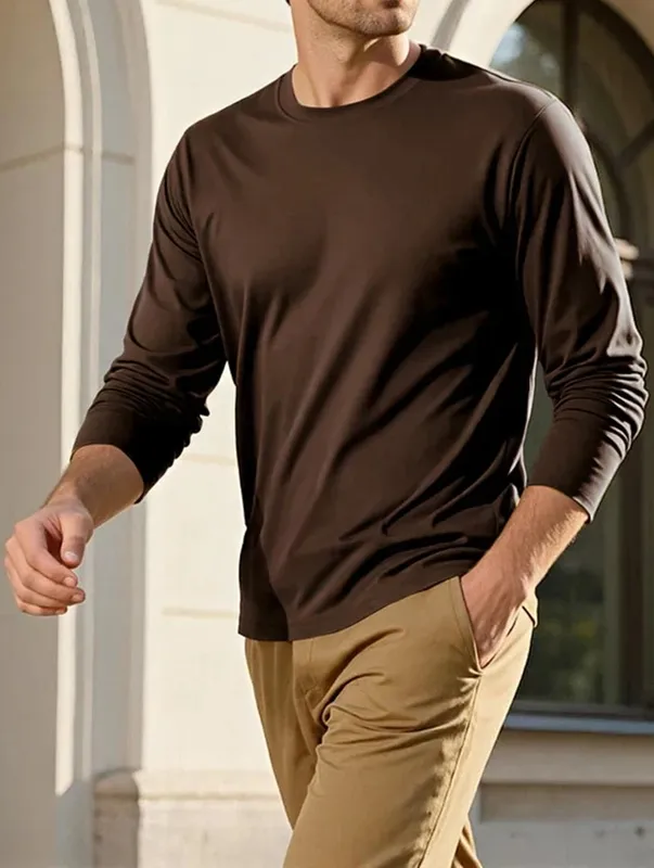 Brown Soft Knit Sweater