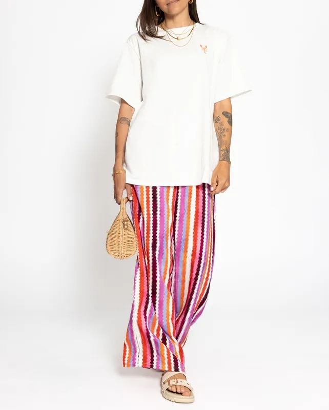 Pink Wide Leg Pants