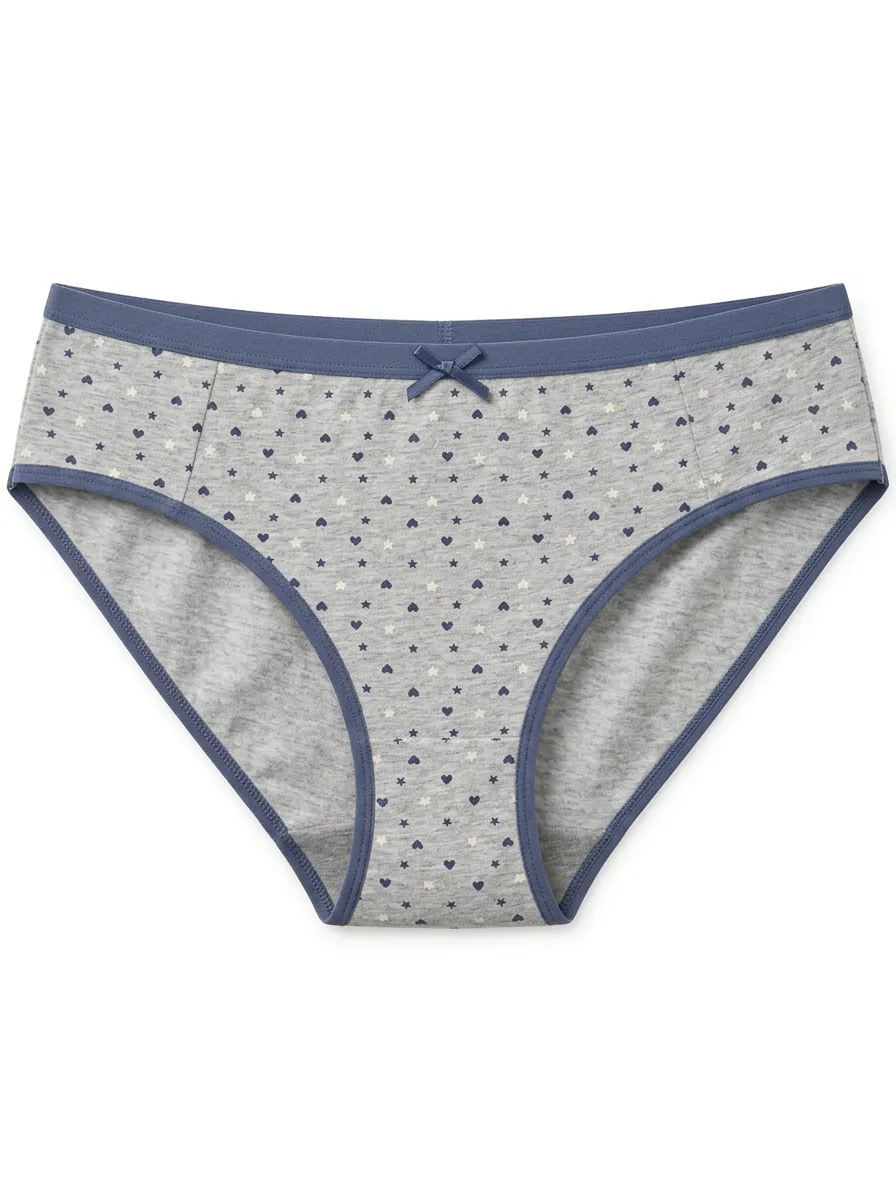 Women's Star Heart Printed Briefs