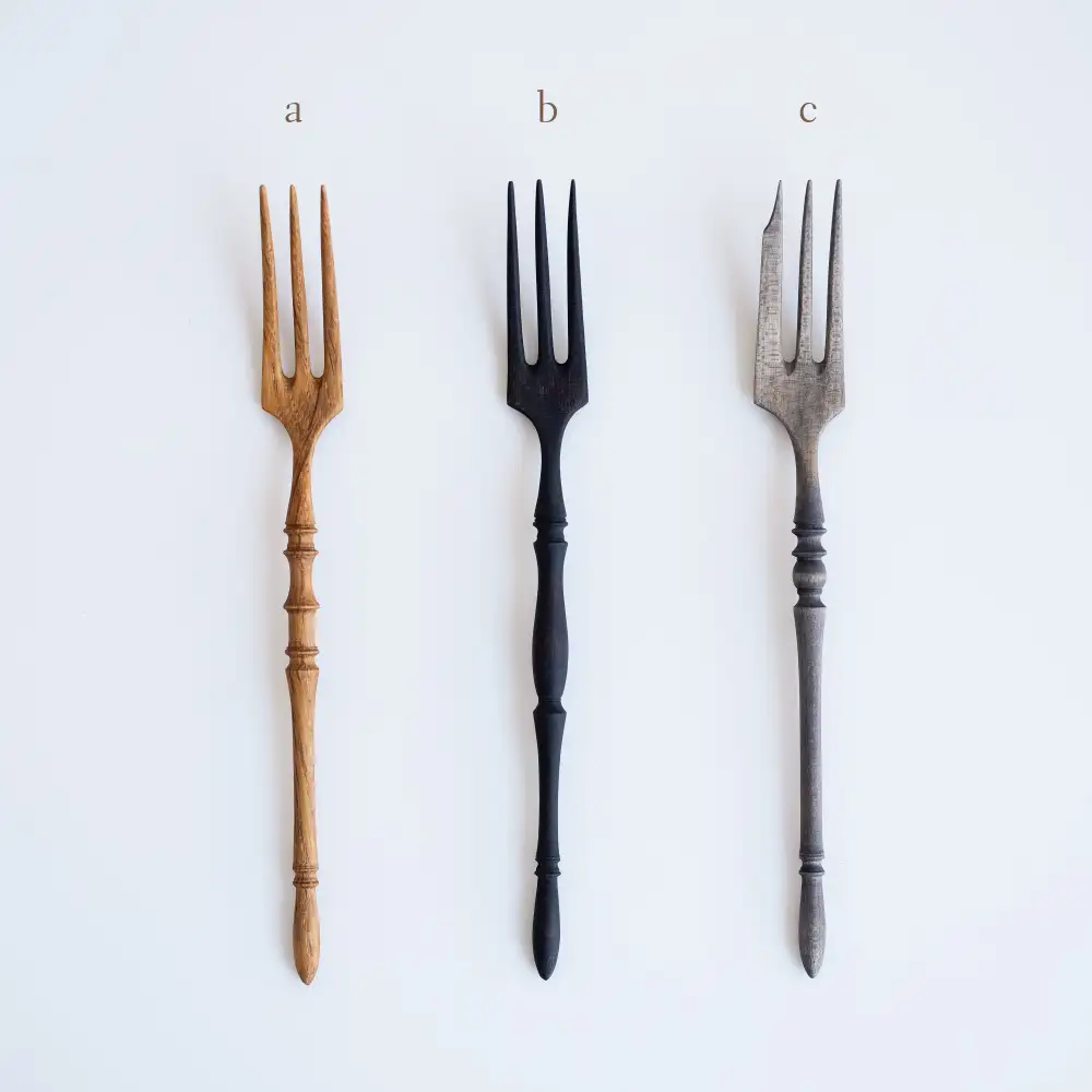 Mixed Wood Dessert Fork