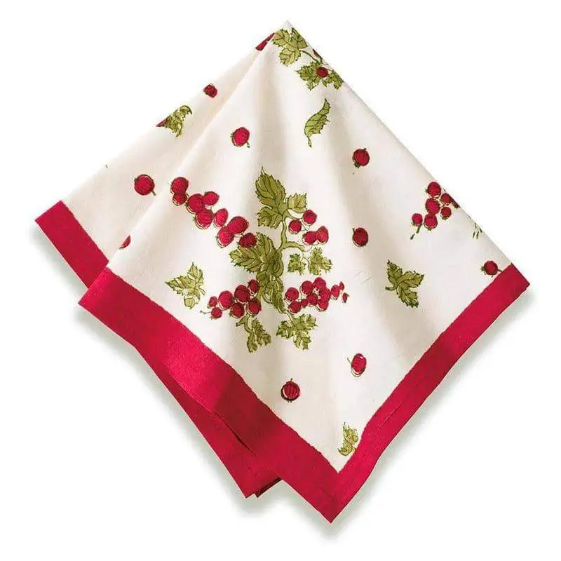 Relaxed Gooseberry Botanical Napkin Set