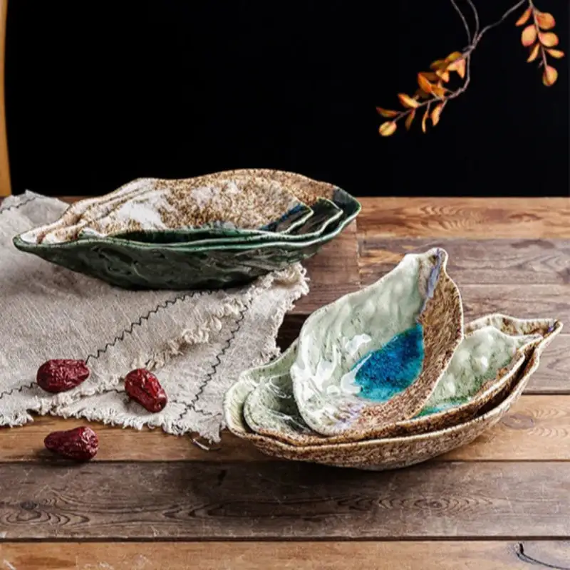 Pearl-glazed Ceramic Dishes