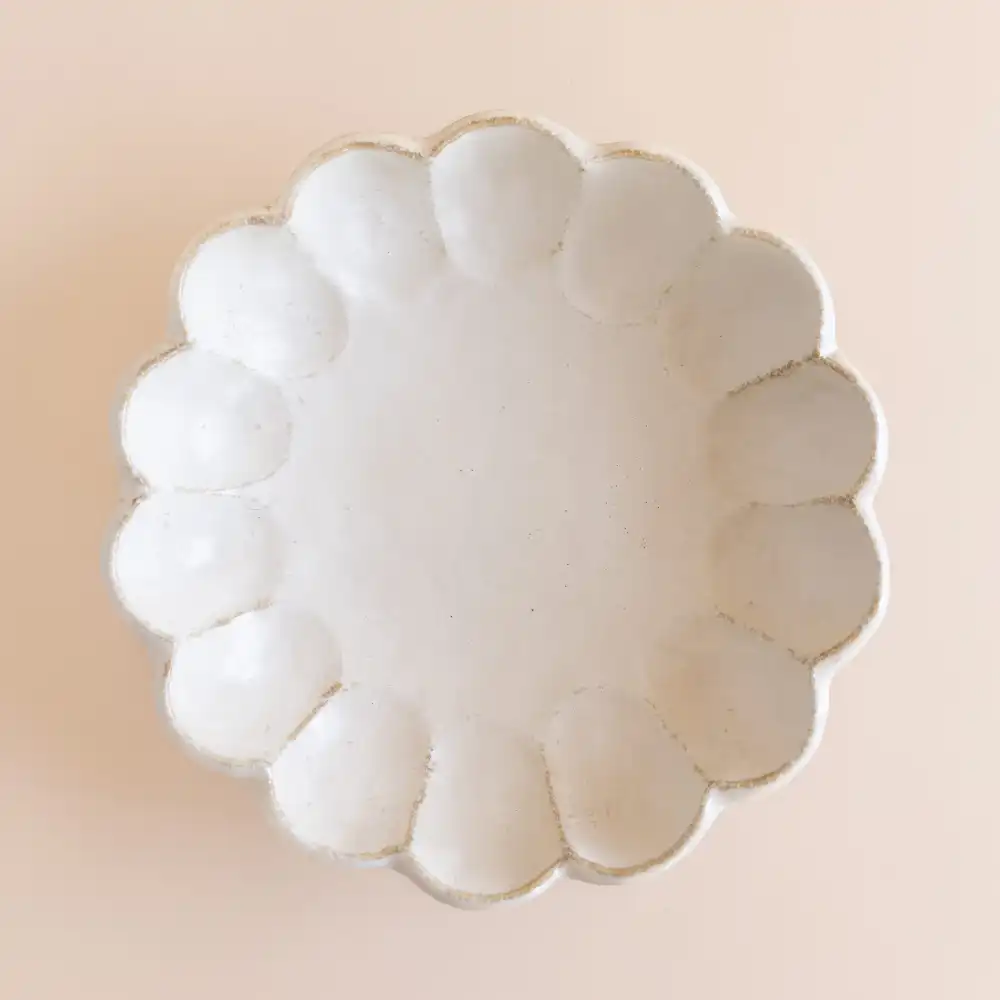 Textured Ceramic Serving Bowls