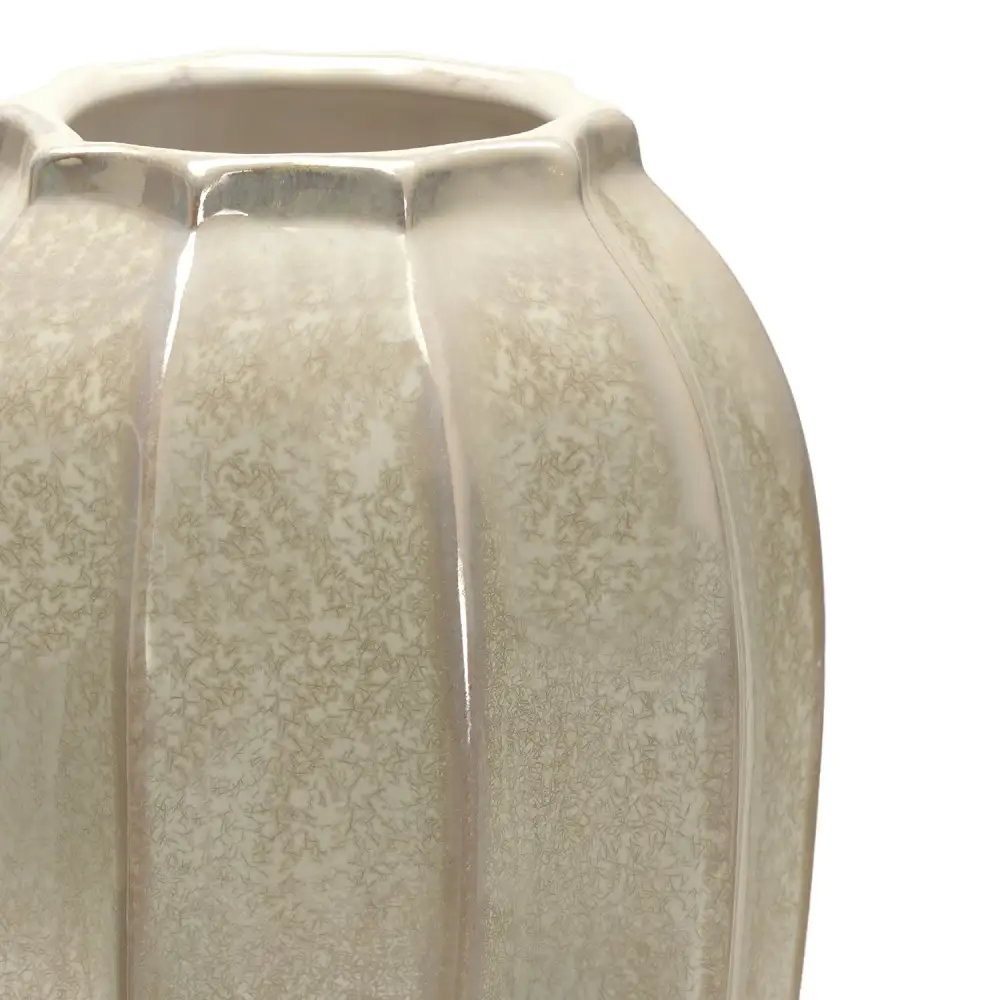 Ivory Smooth Ceramic Vase