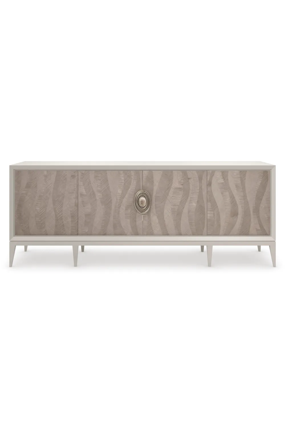 Fluted Finish Decorative Storage Sideboard