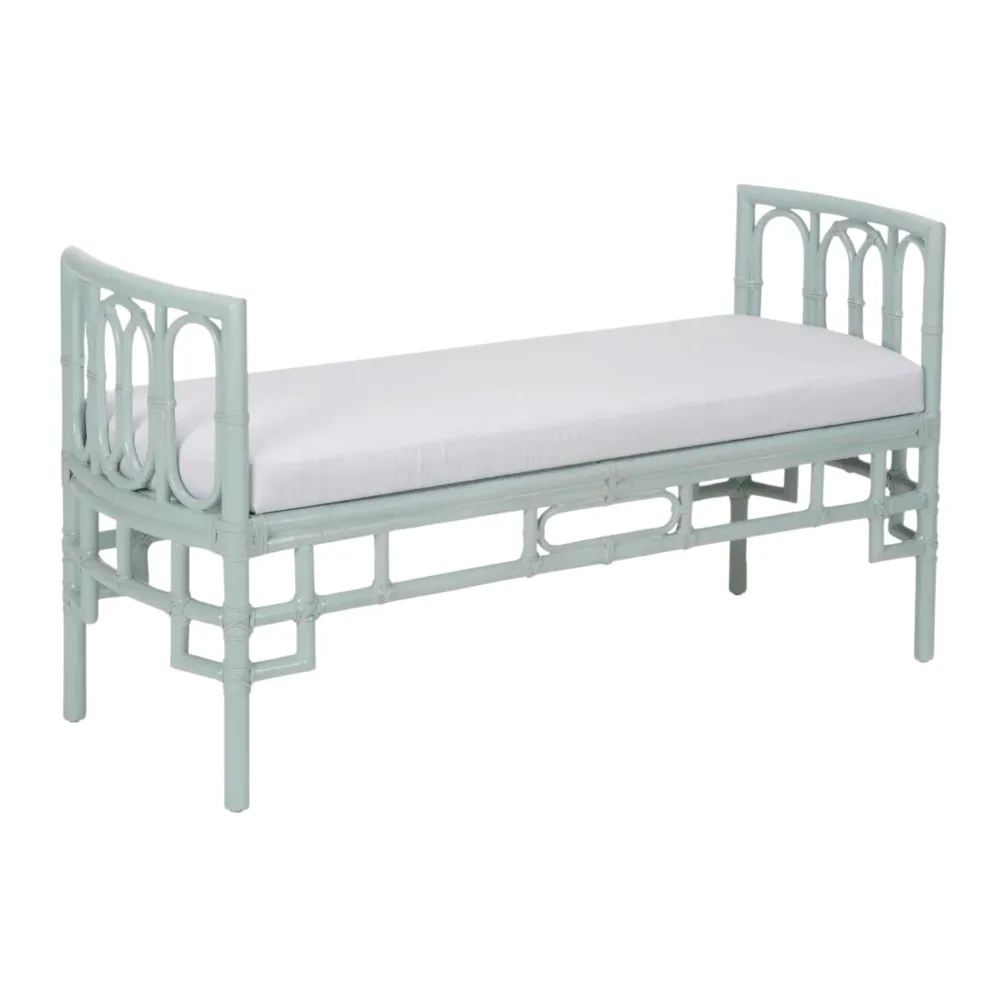 Statement Classic Rattan Ottoman