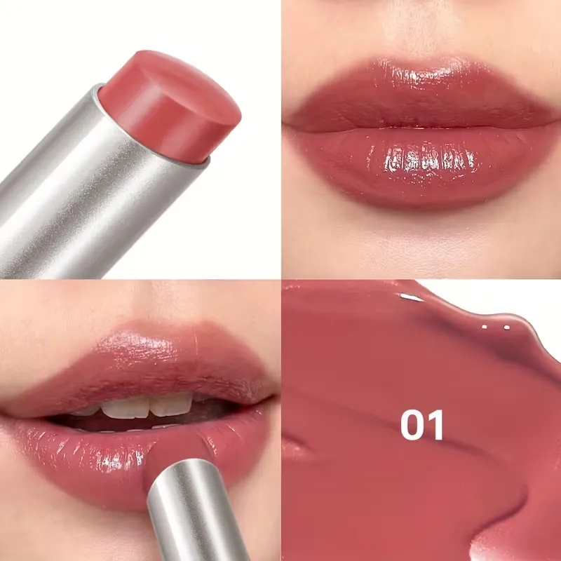 Long-Lasting Glossy Lipstick Stick