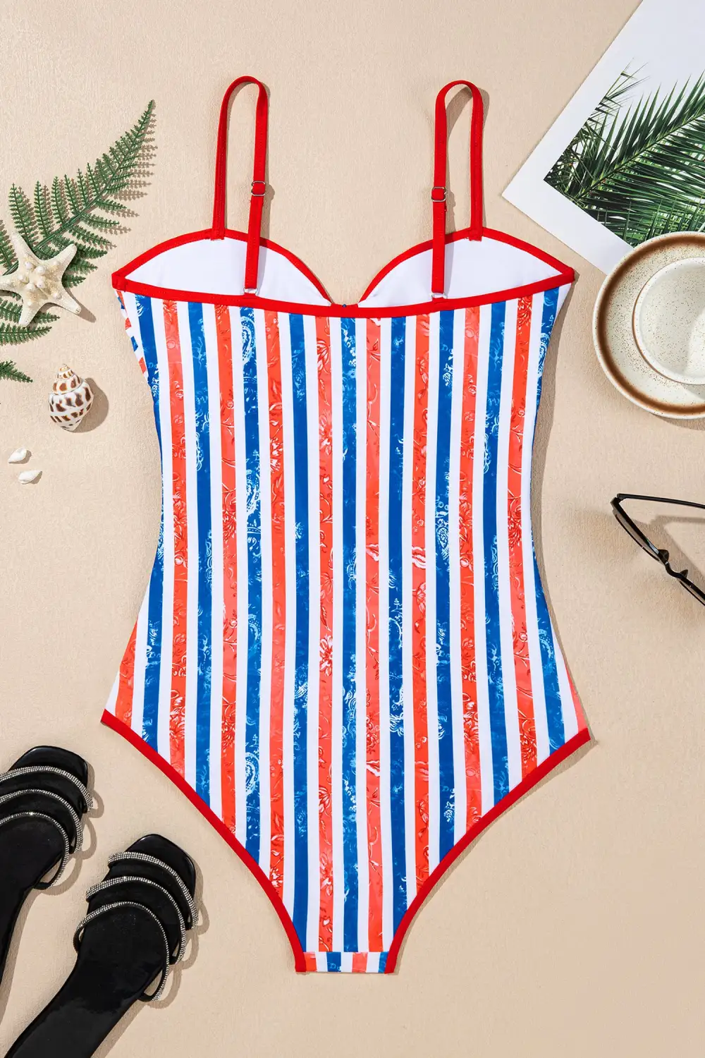 Stripes Star One Piece Swimsuit