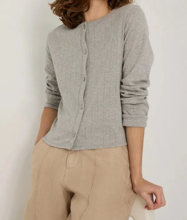 Crewneck Cardigan