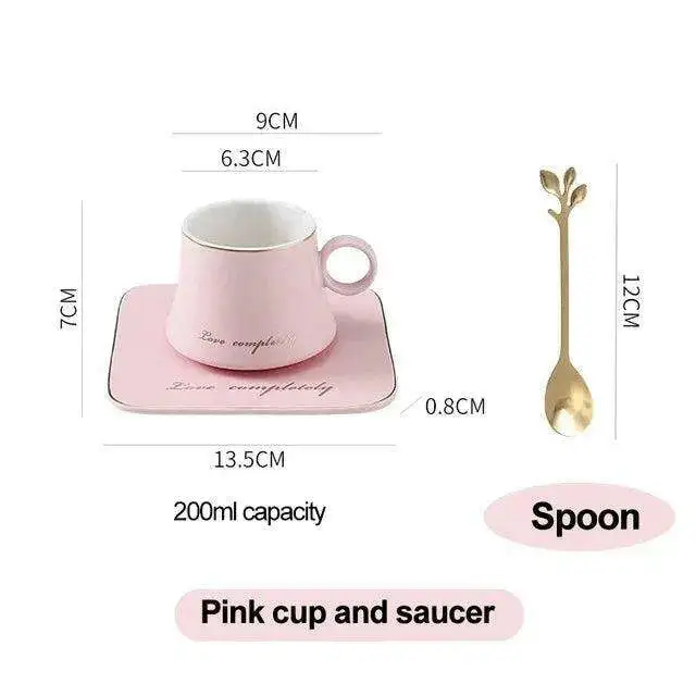 Porcelain Luxurious Cup Set Everyday