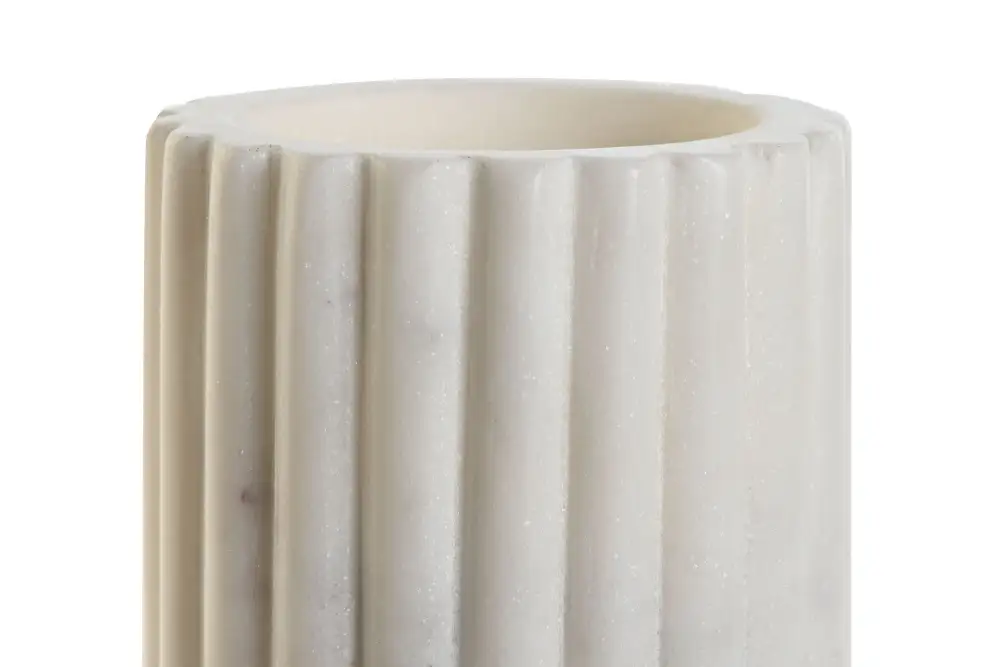 White Marble Dispenser Tumbler Set