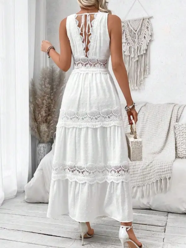Modern Sleeveless Maxi Dress