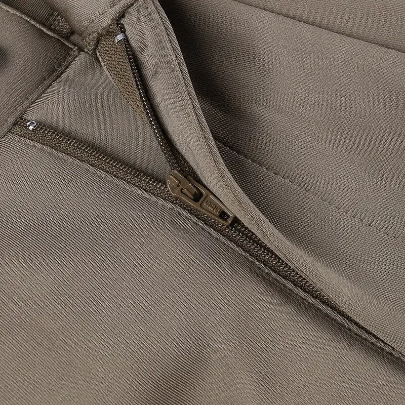 Flared High-Waist Shorts