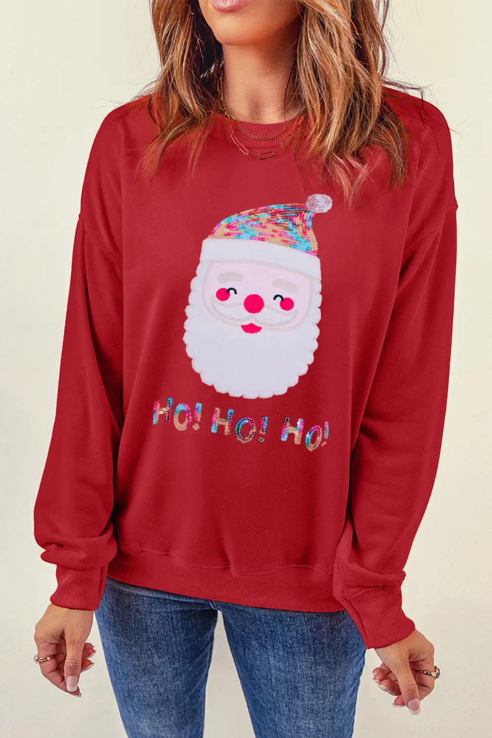 HO Sequined Claus Sweatshirt