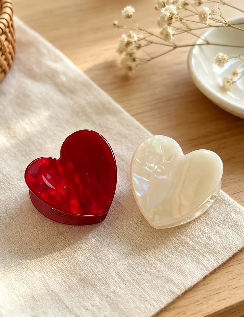 Heart Shape Mini Hair Clip