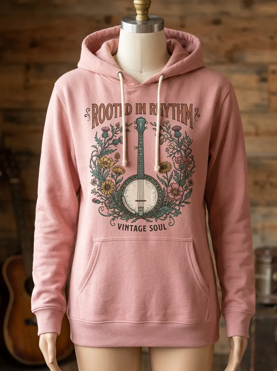 Western Country Music Graphic Hoodie