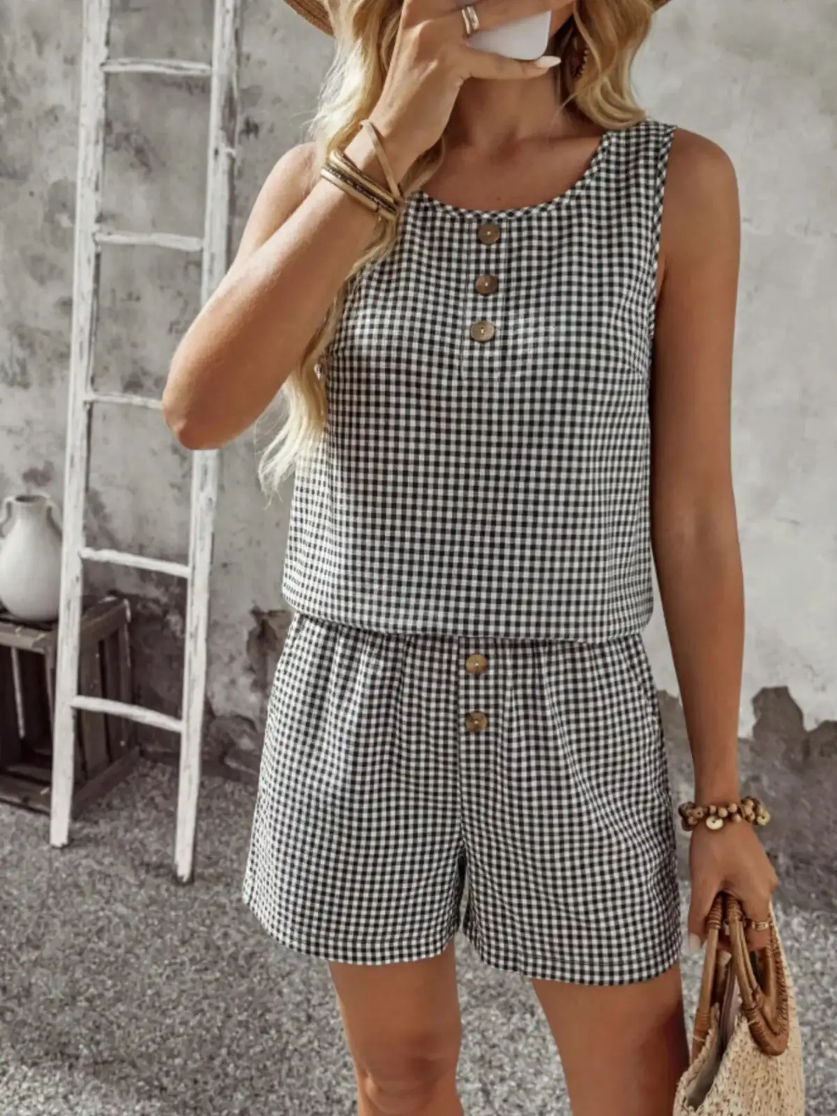 Relaxed Relaxed Everyday Top and Shorts Matching Set