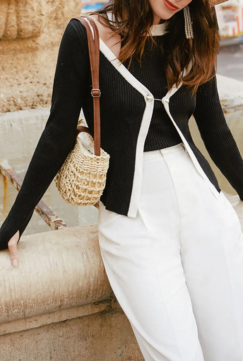 Pearl Cardigan - Black