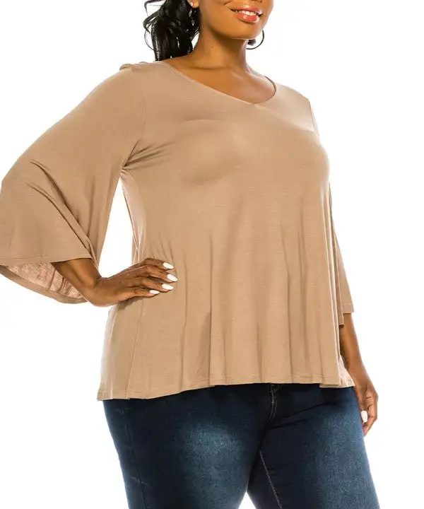 Bamboo Curvy Top