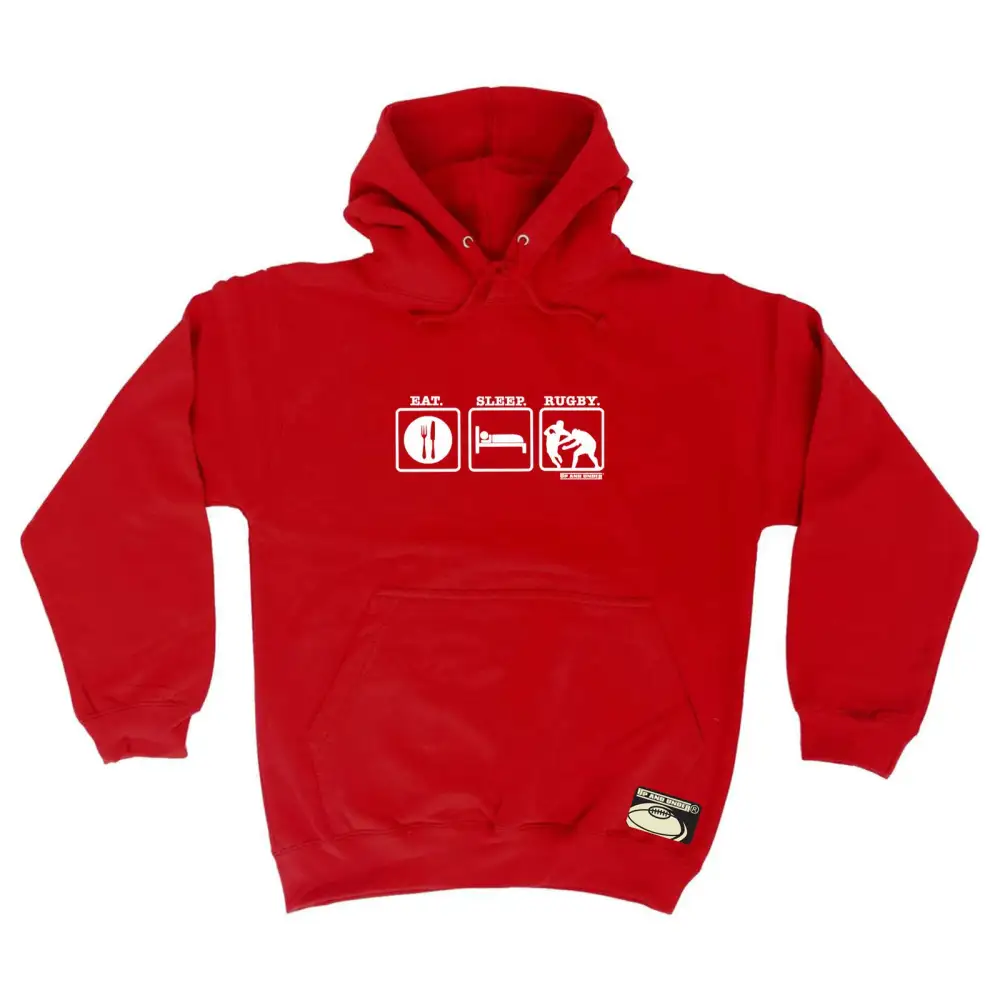 Rugby Routine Graphic Hoodie