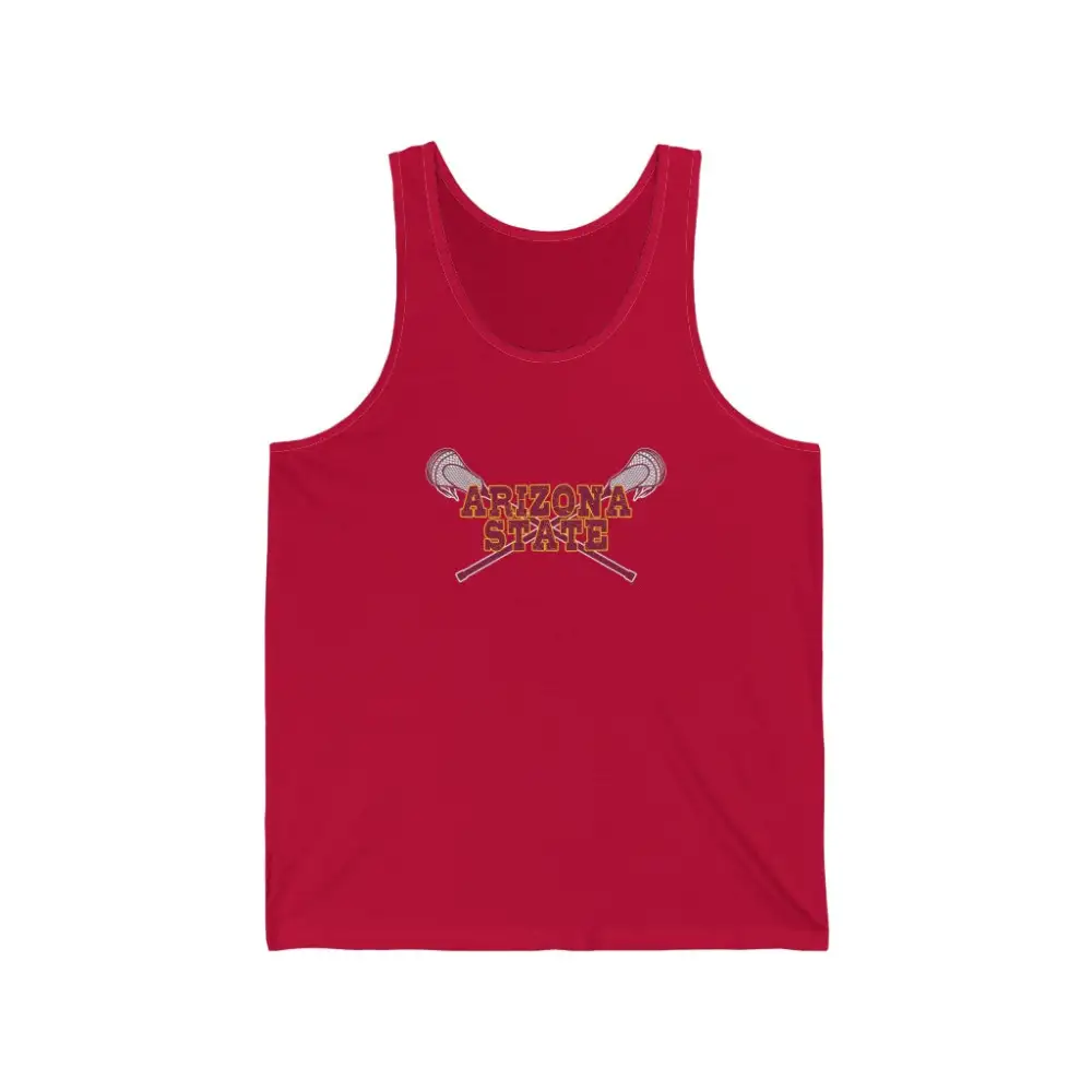 Arizona State Lacrosse LAX Sticks Tank Top