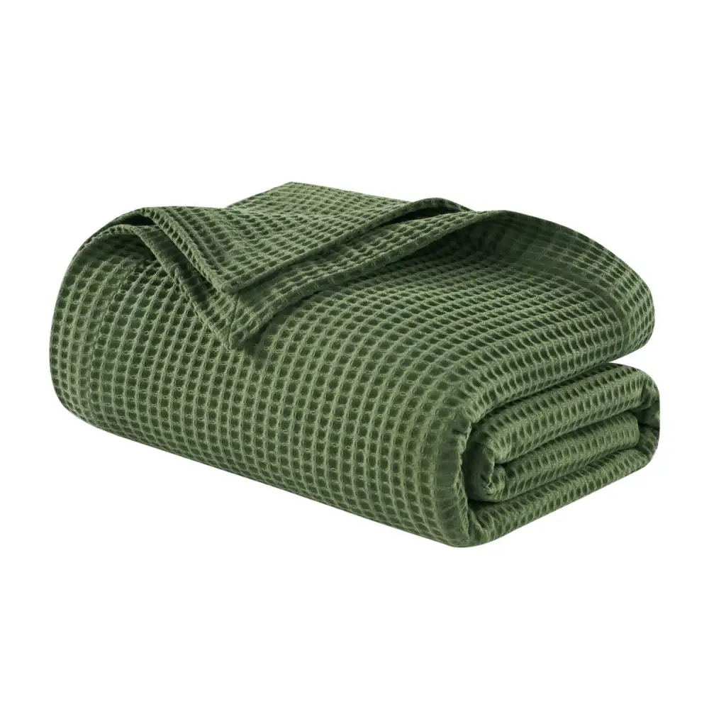 Round Soft Textured Cotton Blanket