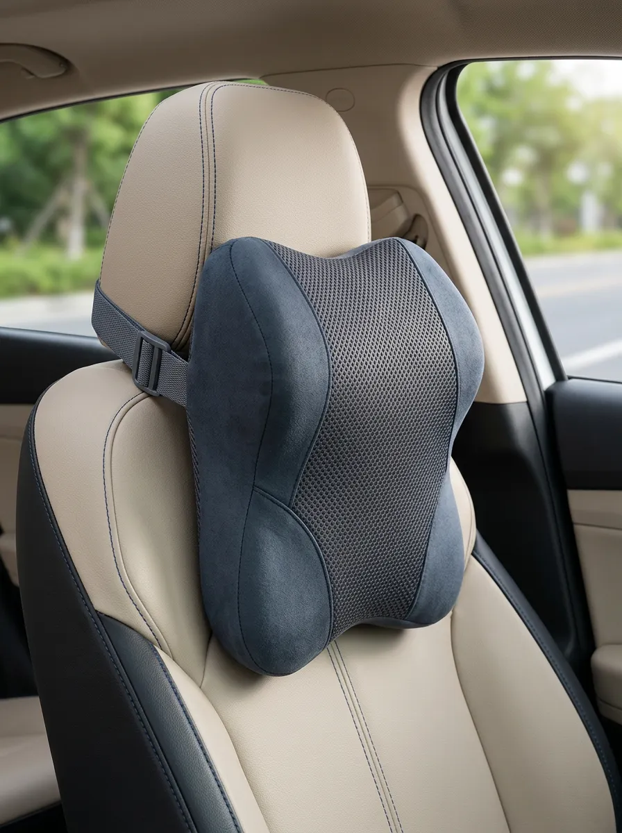Ergonomic Memory Foam Car Neck Pillow