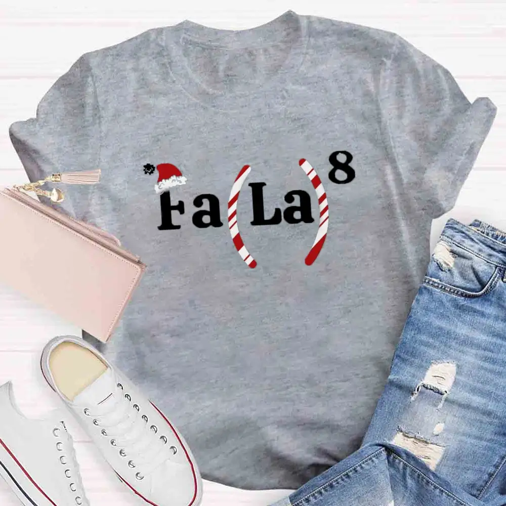 Fun Numbers Christmas Teacher T-Shirt
