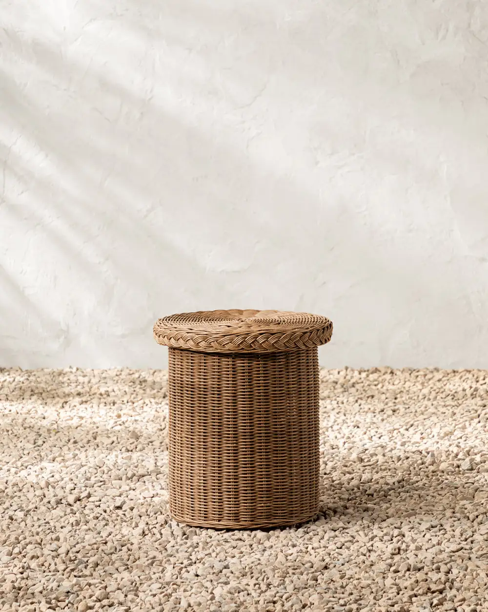 Outdoor Wicker Side Table