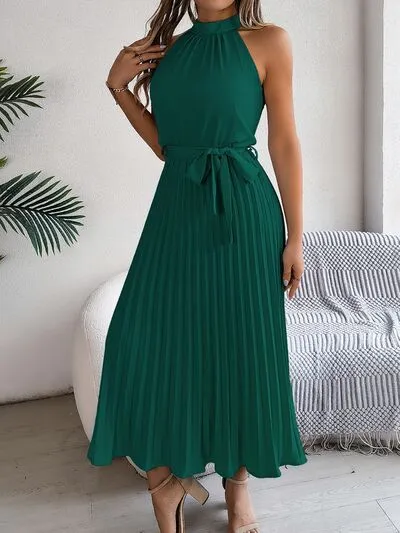 Pleated Casual Dress