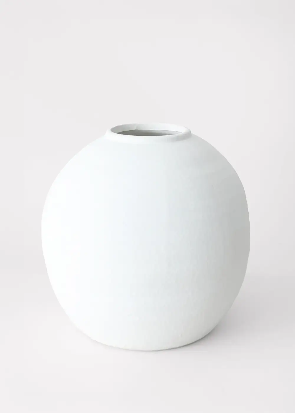 Sculptural Concrete Accent Vase