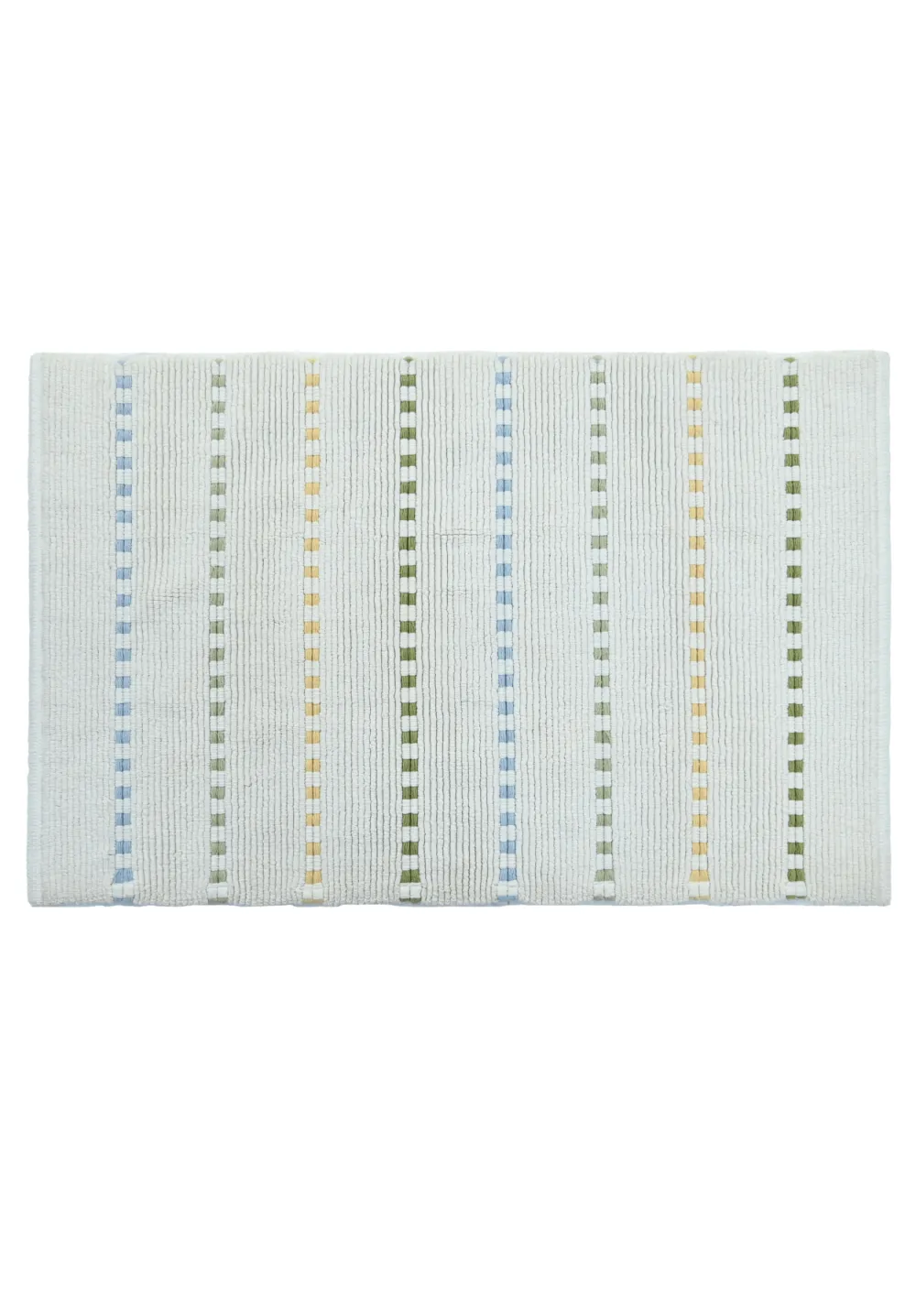 Everyday Absorbent Textured Cotton Bathroom Mat