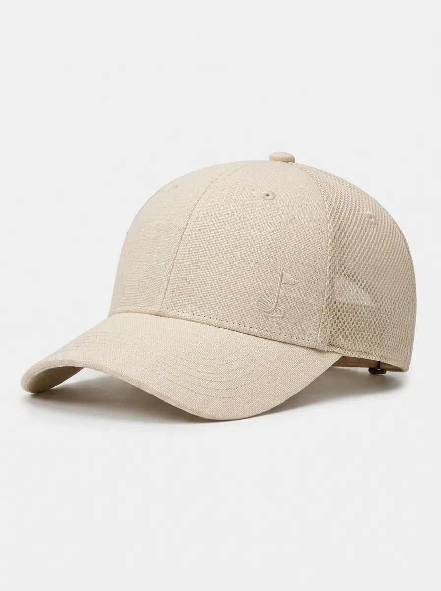 Unisex Mesh Cap with Horse Riding Logo Embroidery