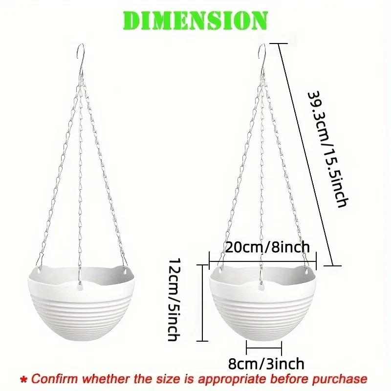 2 Pcs Hanging Garden Planter