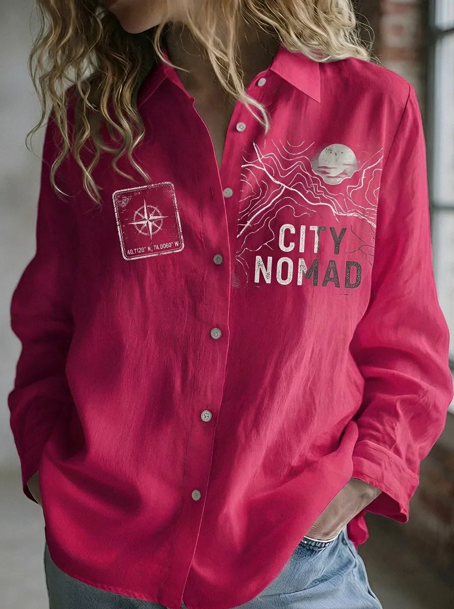 City Nomad Compass Casual Shirt