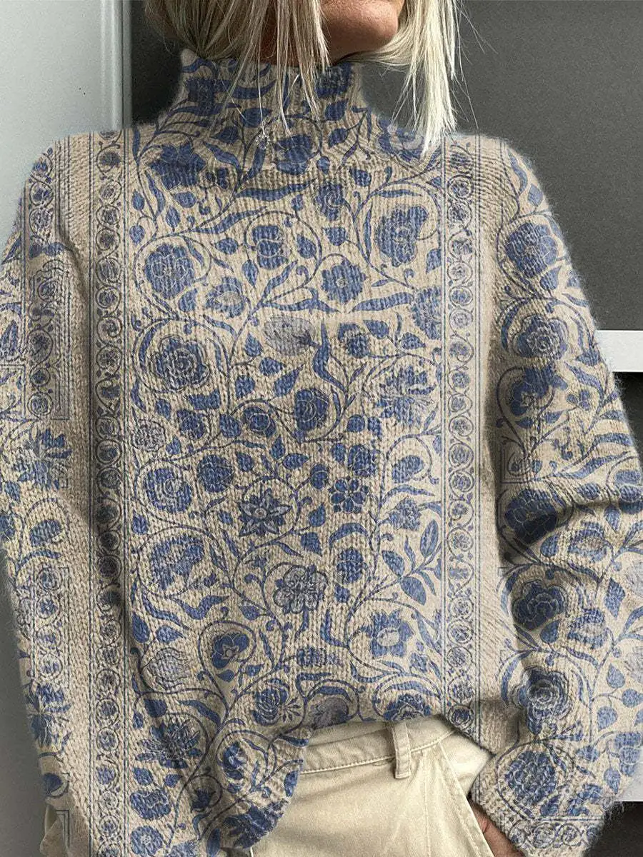 Soft Knit Turtleneck Knit Sweater