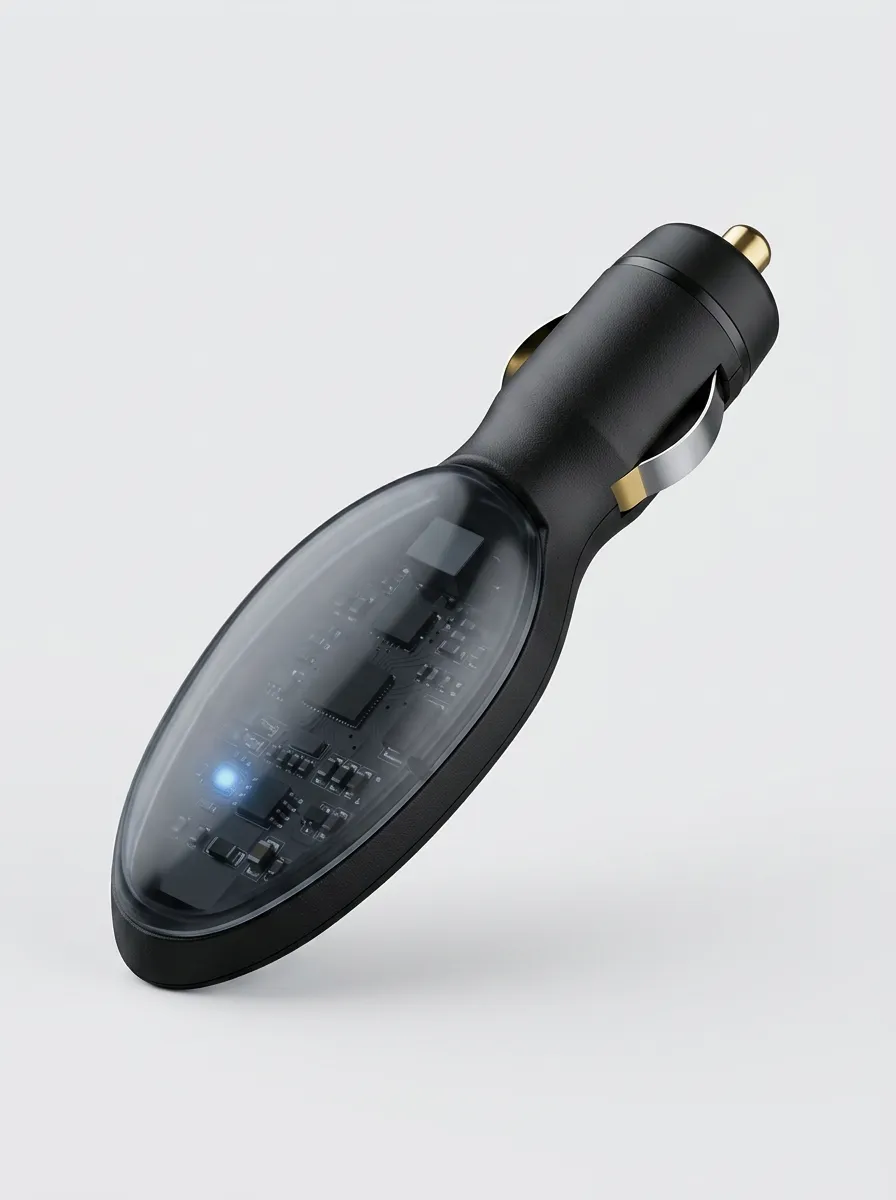 Transparent Circuit Car Fuel Saver Electronic Plug-In Device