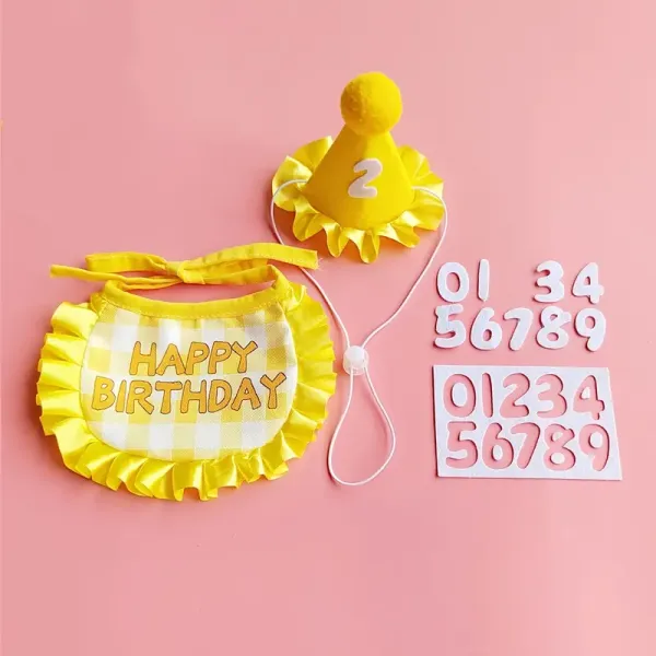 3pcs Pet Birthday Party Set
