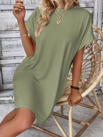 Classic Tee Short-Sleeve Cotton Mini Dress