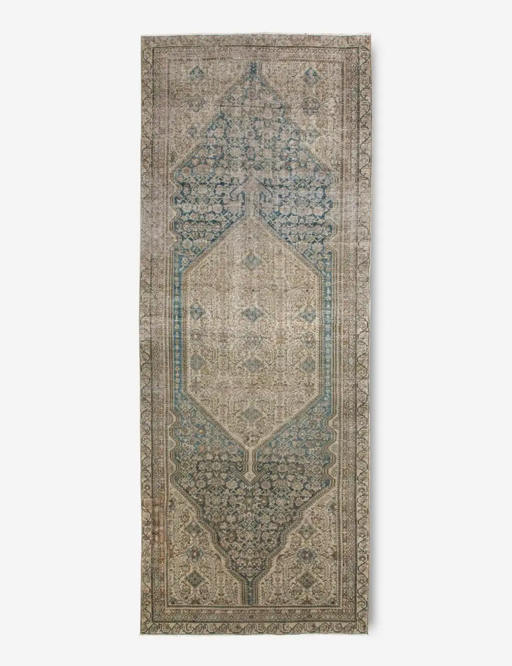 Vintage Inspired Warm Turkish Inspired Hand Knotted Wool Area Rug