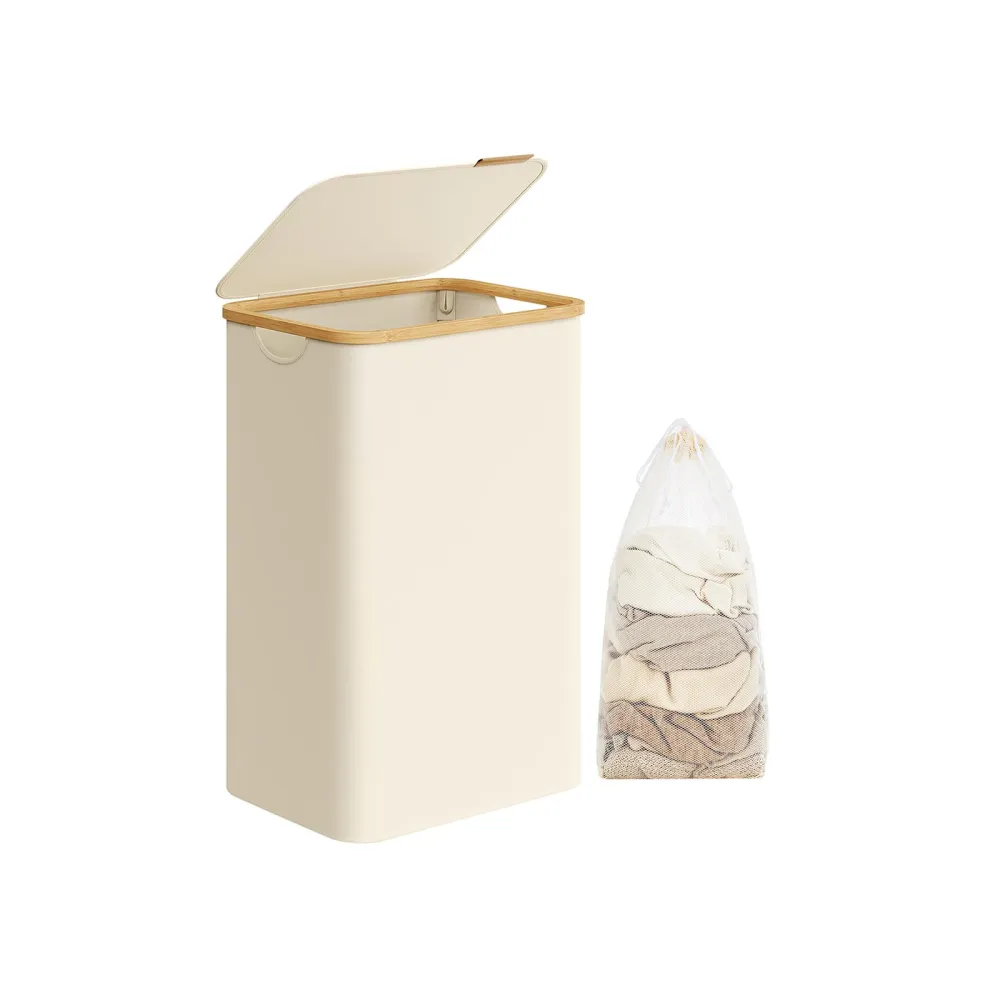 Lidded Laundry Storage Basket