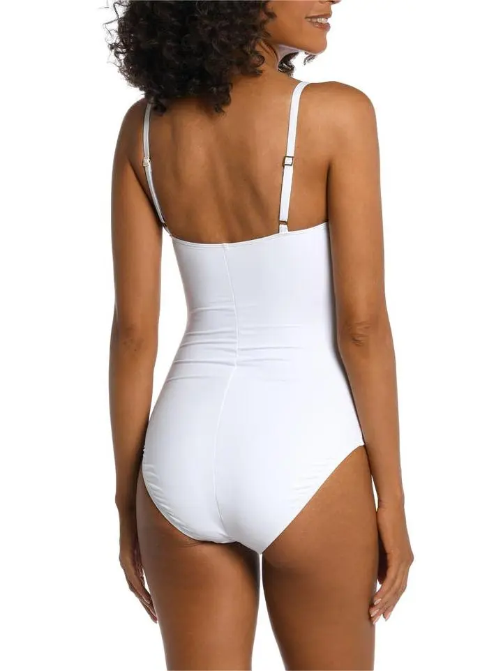 Ruched One Piece Swimsuit