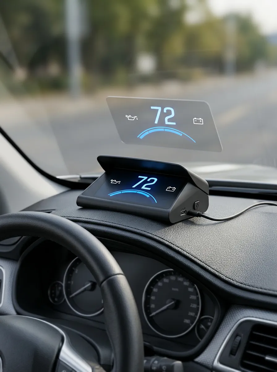 Flexible Digital-Speedometer HUD Car HUD Display