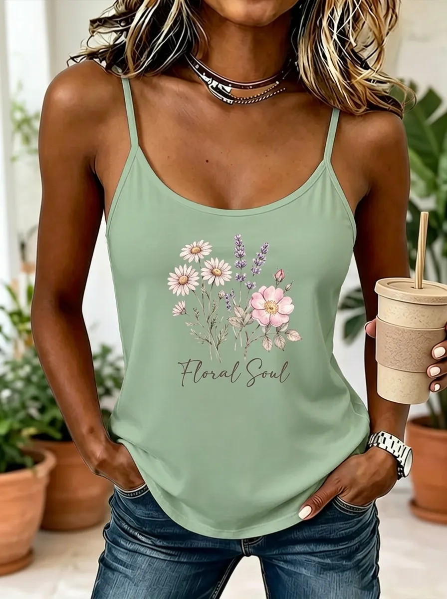 Floral Soul Daisy Tank Top