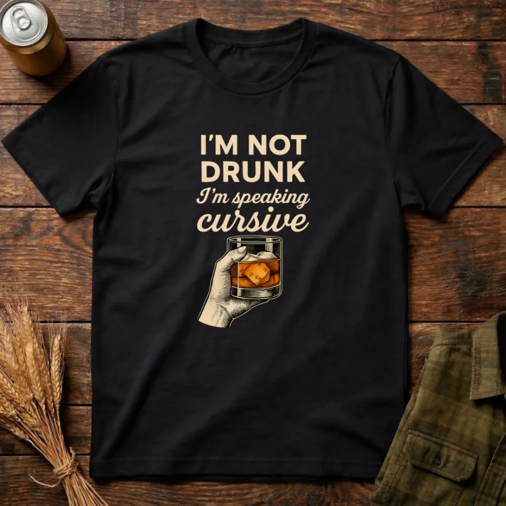 I'M Speaking Cursive Graphic Cotton T-Shirt