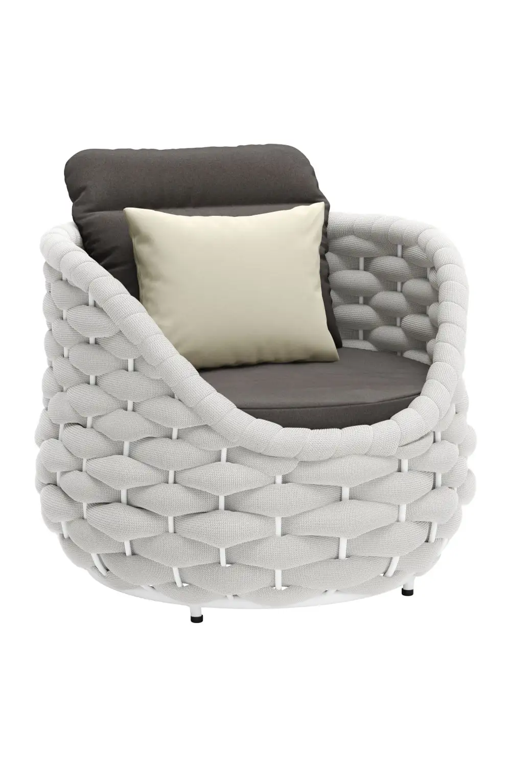 Padded Outdoor Accent Chair
