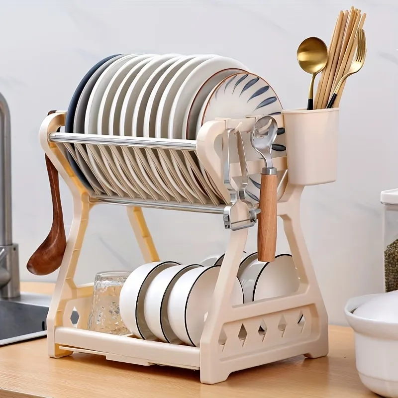 2-Tier Dish Drying Rack
