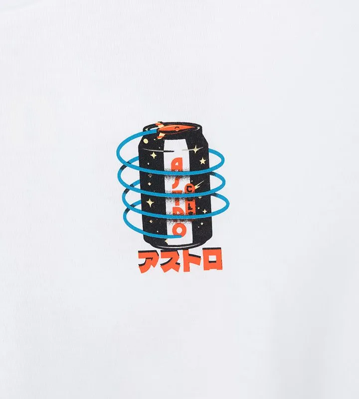 Space Flavour Graphic White T-Shirt