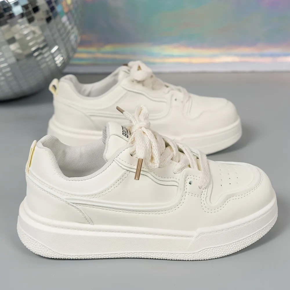 Platform Low Lace Up Sneakers Soft Touch