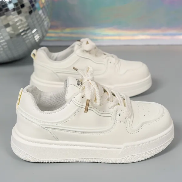 Platform Low Lace Up Sneakers Soft Touch